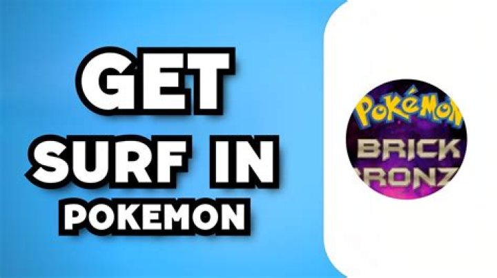 Roblox pokemon brick bronze how to get surf