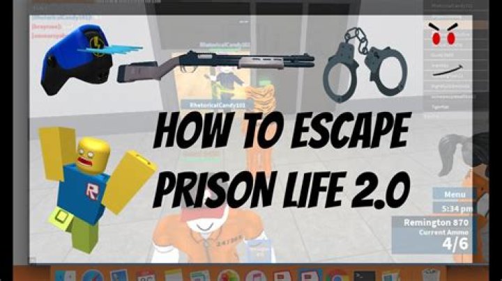 Roblox prison life 2.0 how to escape