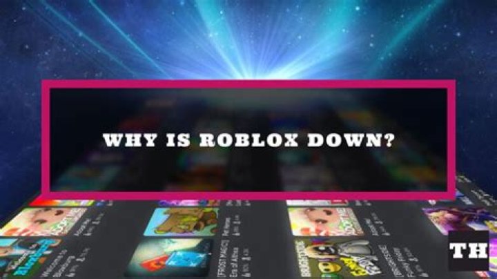 Roblox why is it down