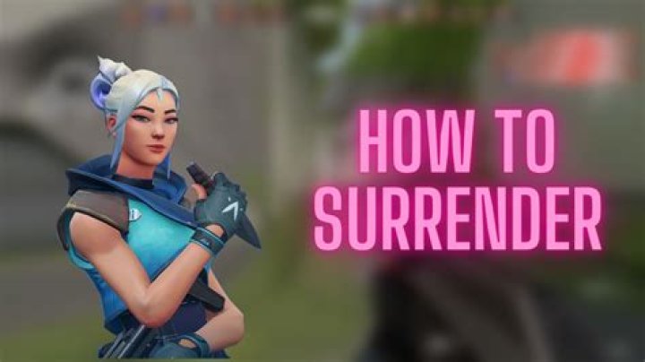 Valorant how to surrender