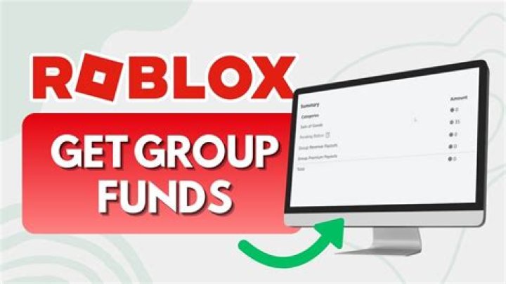 What are funds in roblox groups
