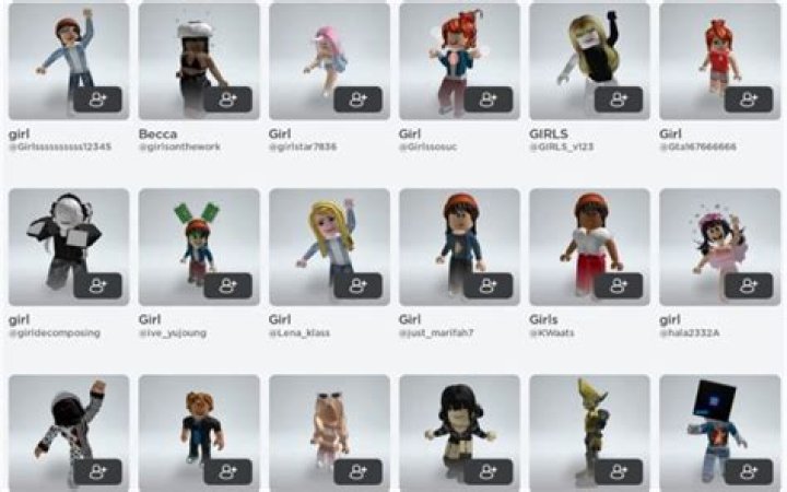 What are good girl roblox names