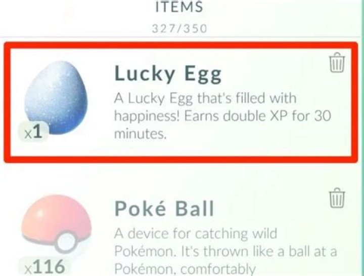 What are lucky eggs in pokemon go