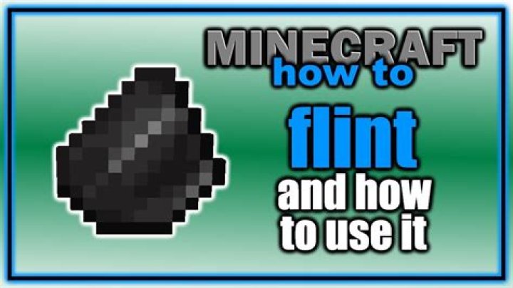 What can flint be used for in minecraft