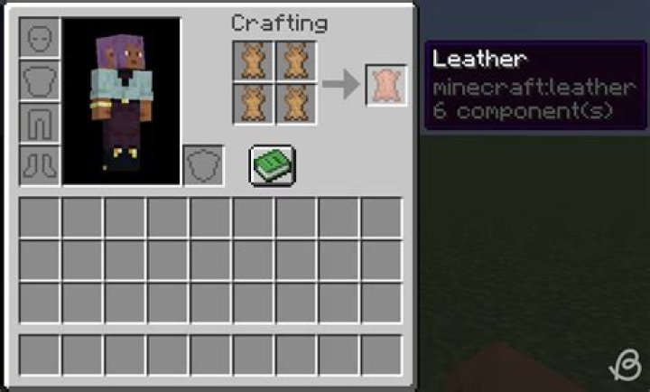 What can you craft with leather in minecraft