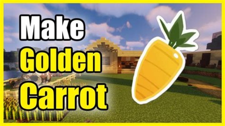 What can you make with carrots in minecraft