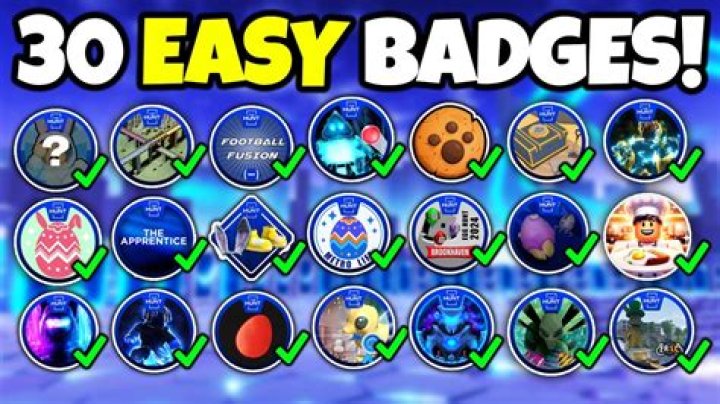 What do badges do in roblox