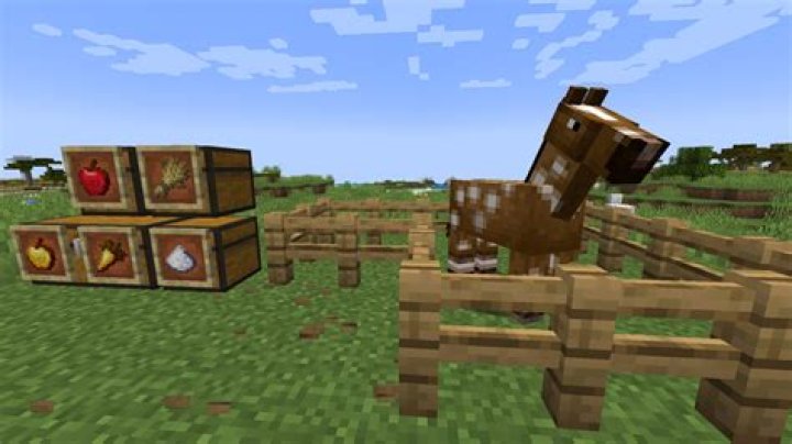 What do horses eat on minecraft