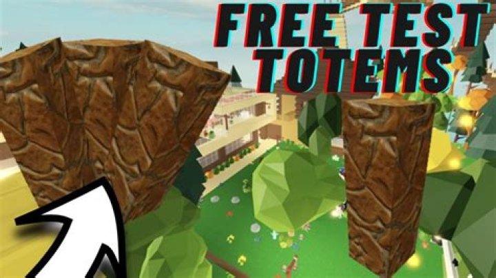 What do test totems do in roblox skyblock
