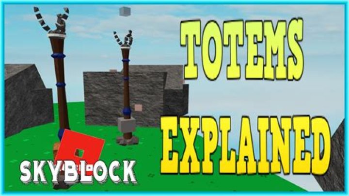 What do totems do in skyblock roblox