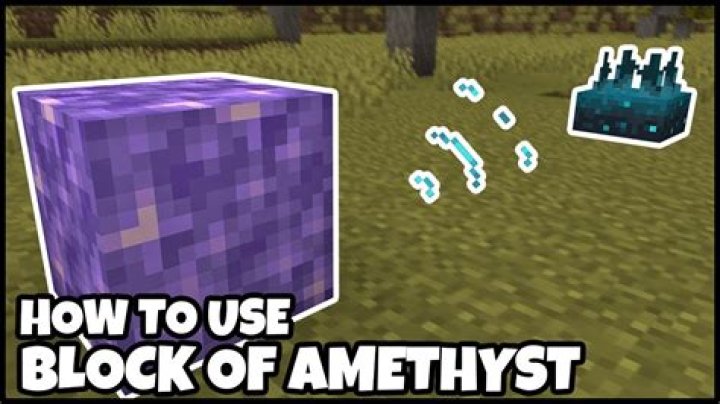 What do you do with amethyst in minecraft
