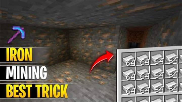 What do you mine iron with in minecraft