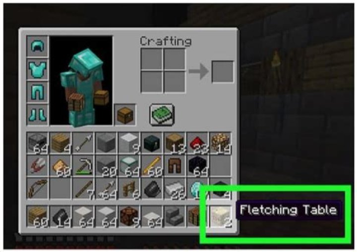 What does a fletching table do in minecraft