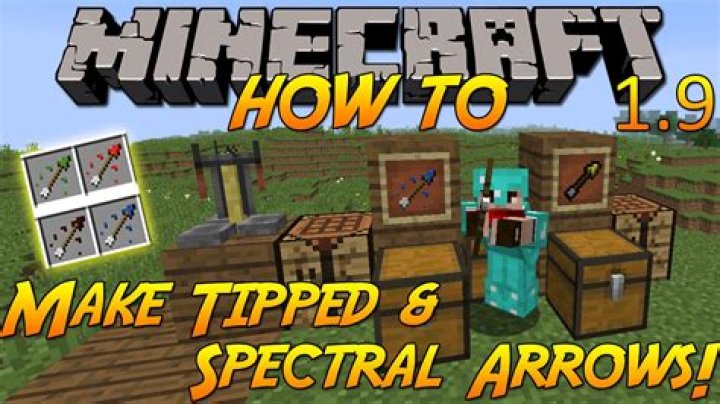 What does a spectral arrow do in minecraft