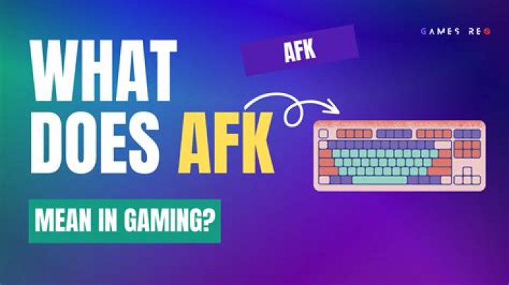 What does afk mean in minecraft