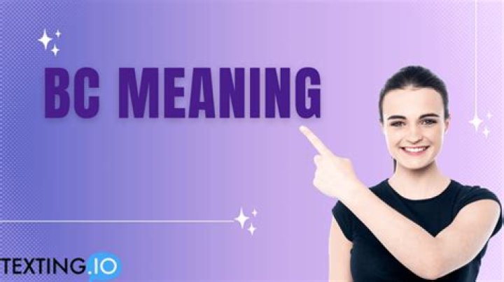 What does bc mean in roblox