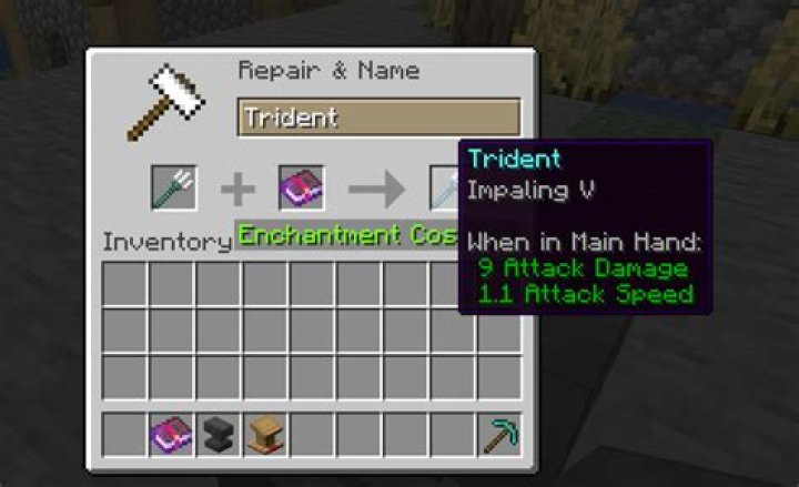 What does impaling do in minecraft