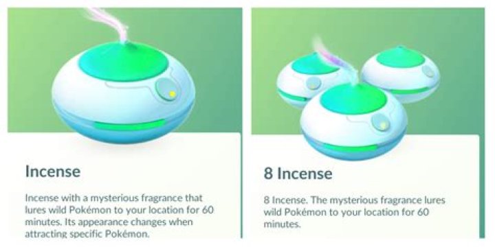 What does incense do pokemon go