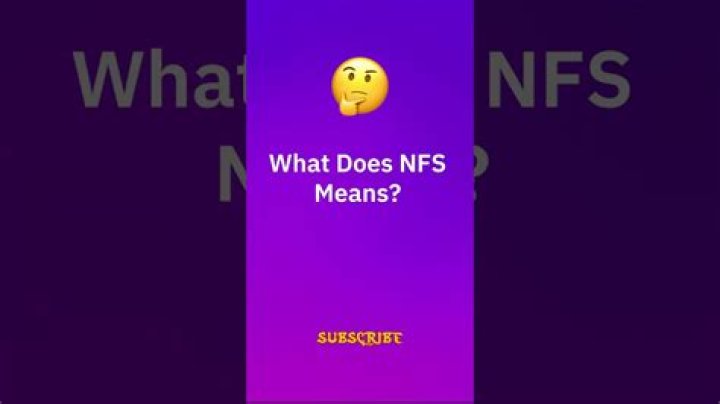 What does nfs mean in roblox