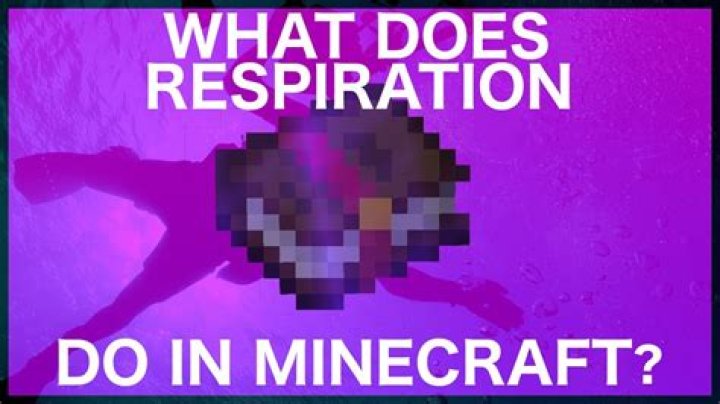 What does respiration in minecraft do