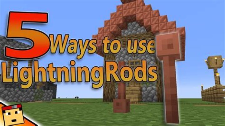 What does the lightning rod do in minecraft