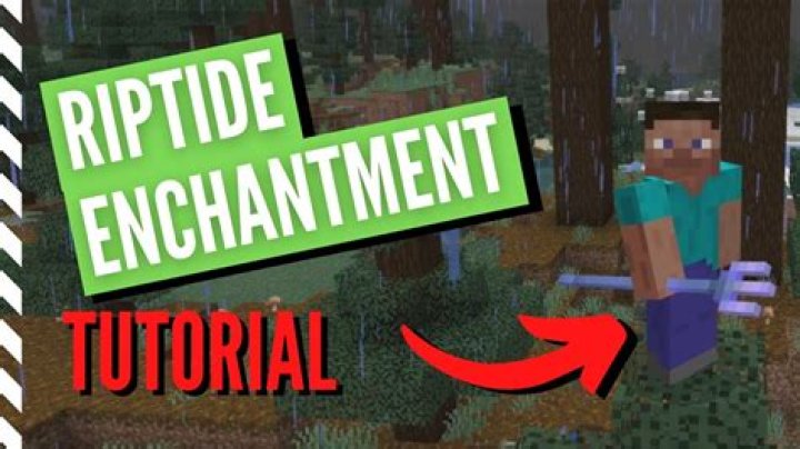 What does the riptide enchantment do in minecraft