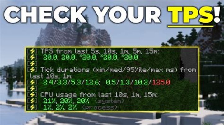 What does tps mean in minecraft