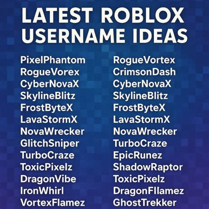 What is a good roblox name