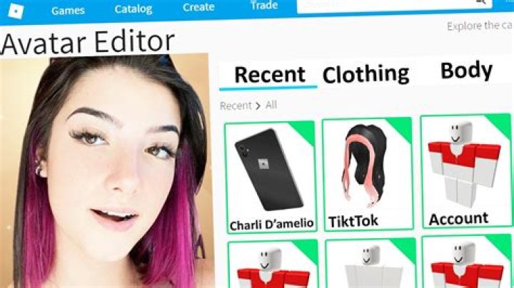 What is charli d’amelio roblox username