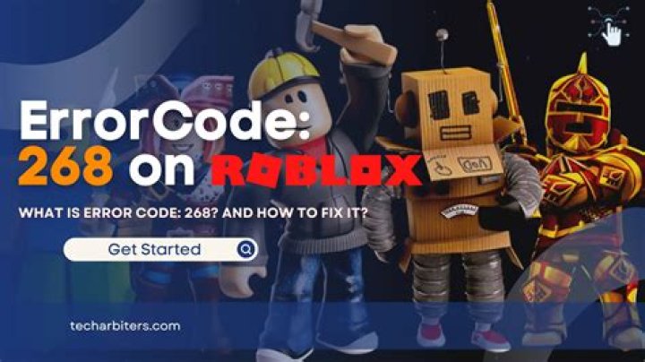 What is error code 268 in roblox