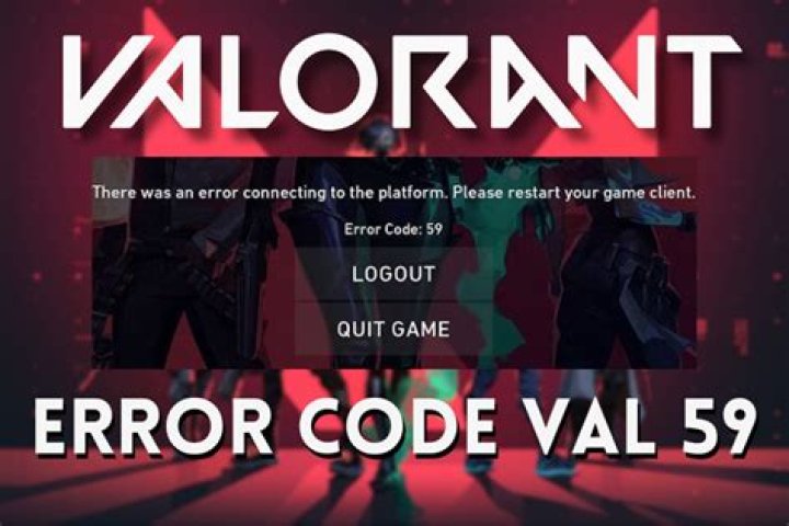 What is error code 59 in valorant