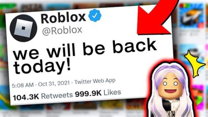 What is going on with roblox today