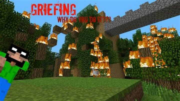 What is griefing in minecraft