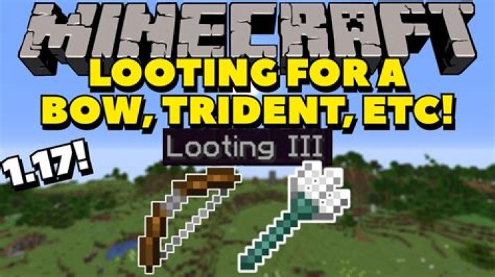 What is looting 3 in minecraft
