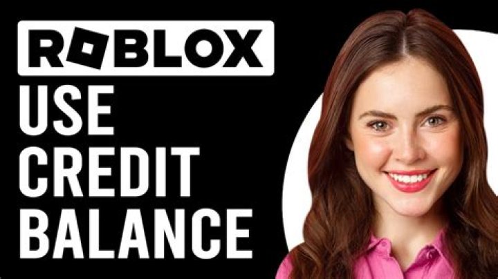 What is roblox credit balance