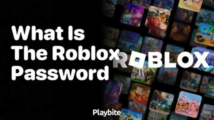 What is roblox password 2021