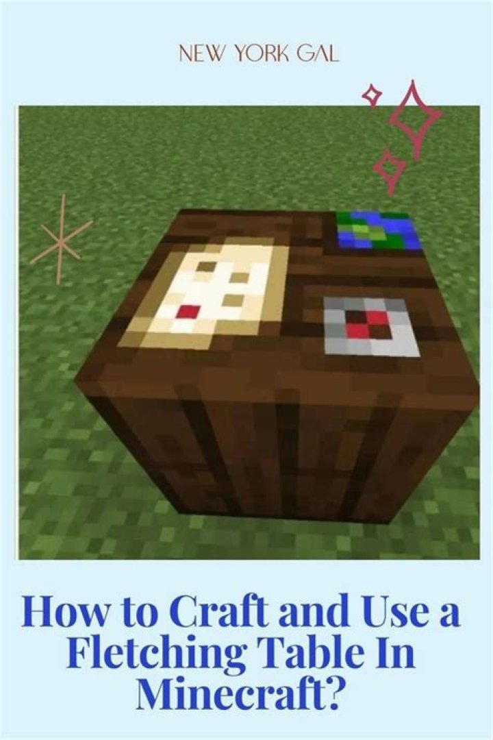 What is the fletching table for in minecraft