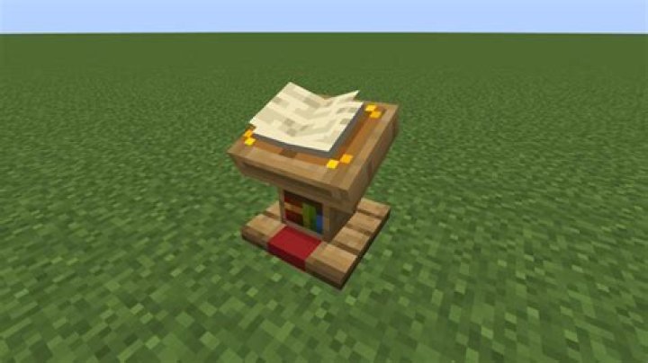 What is the lectern used for in minecraft