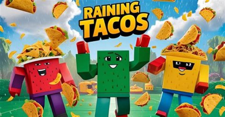 What is the roblox id for it’s raining tacos