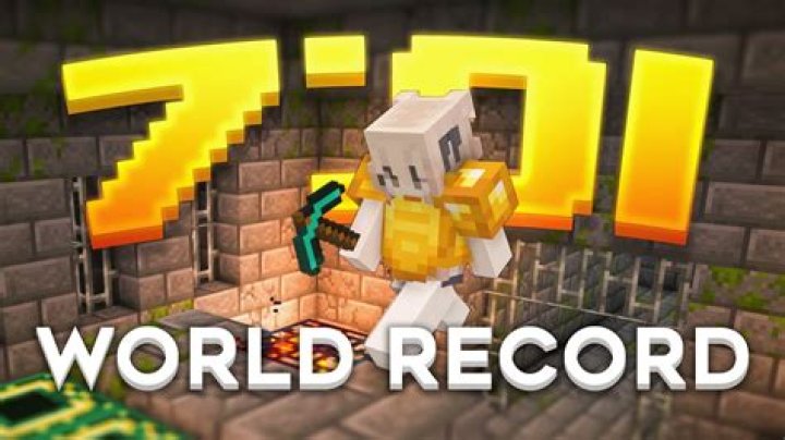 What is the world record for beating minecraft