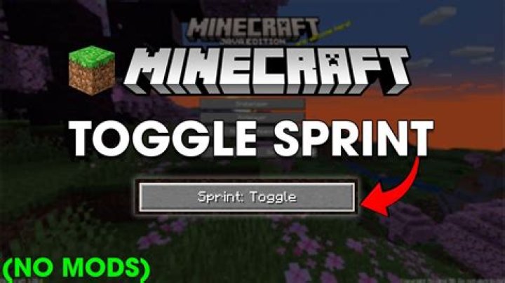 What is toggle sprint minecraft