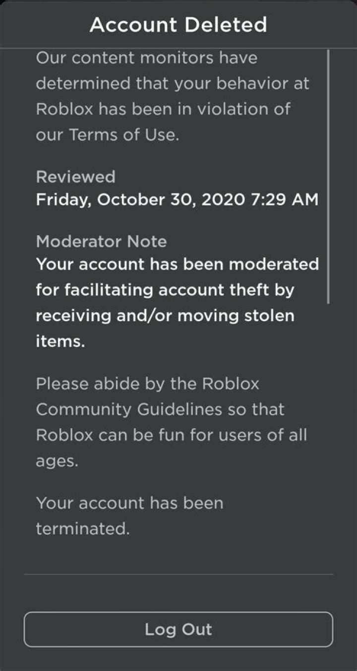 What is wrong with roblox october 30 2021