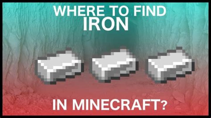 What level can you find iron in minecraft