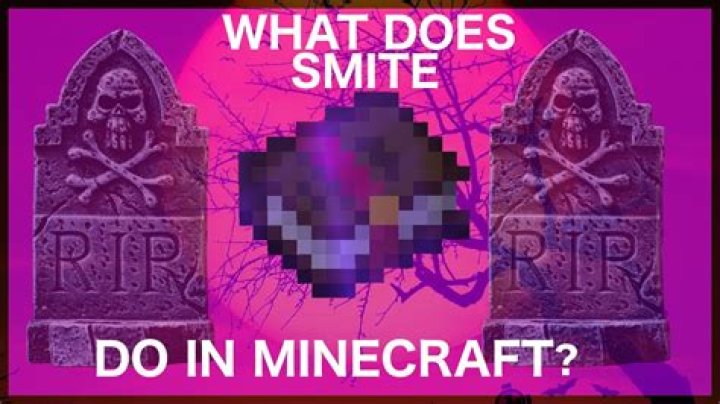 What smite does in minecraft