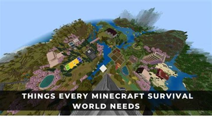 What to do in your minecraft survival world