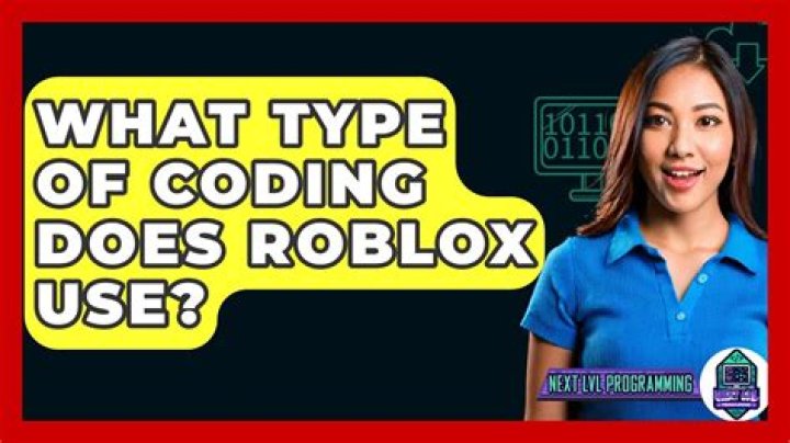 What type of coding does roblox use