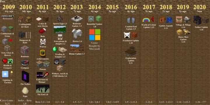 What year was minecraft released?