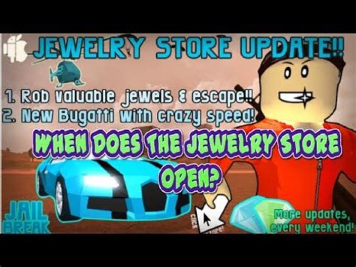 When does the jewelry store open in roblox jailbreak