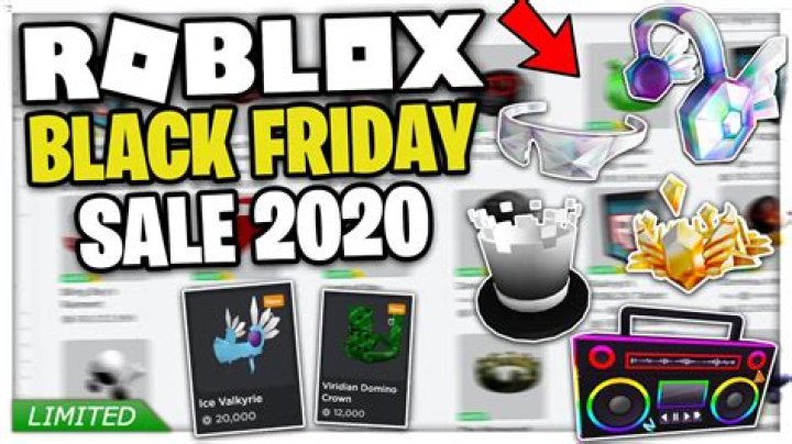 When is roblox black friday sale 2020
