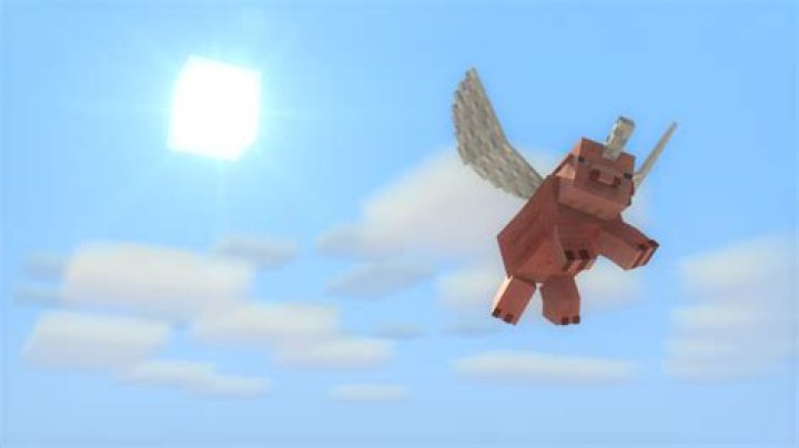 When pigs fly minecraft